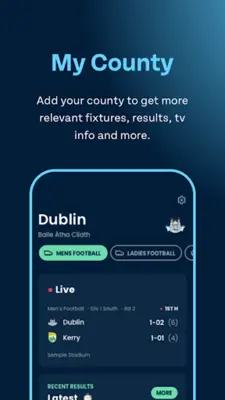 Gaelsport - GAA, LGFA, Camogie android App screenshot 8